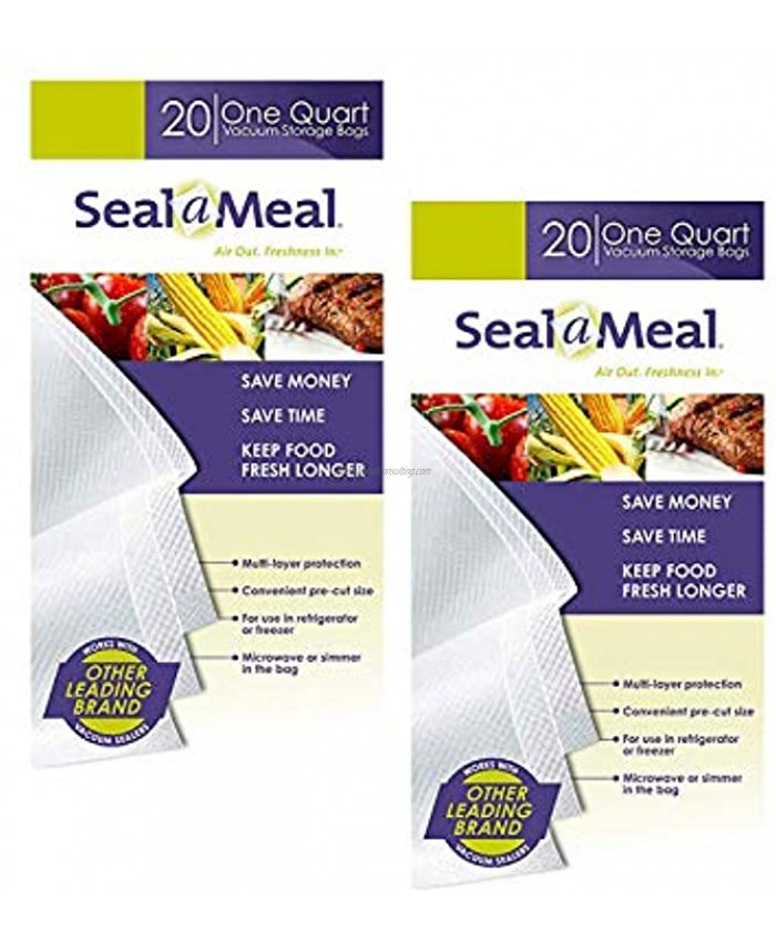 Seal-A-Meal quart size bags 40-pack