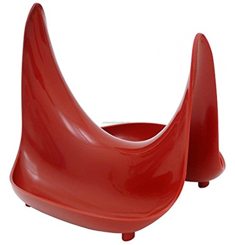 Hutzler Pot Lid Stand Large Red