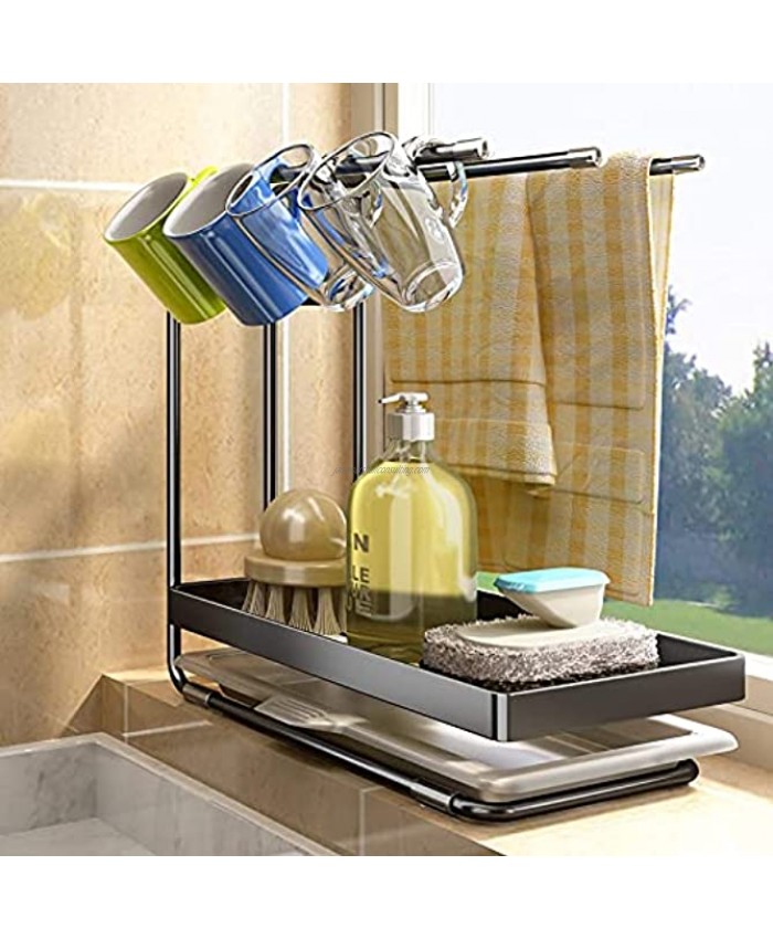 <b>Notice</b>: Undefined index: alt_image in <b>/www/wwwroot/janemarshallconsulting.com/vqmod/vqcache/vq2-catalog_view_theme_astragrey_template_product_category.tpl</b> on line <b>148</b>Kitchen Sink Caddy Sponge Holder for Kitchen Sink Rustproof Stainless Steel Soap Dispenser Sponge Organizer Dish Brush Drying Rack with Removable Drain Pan Black