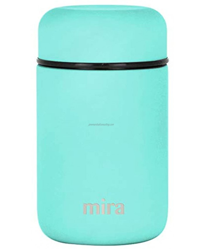 MIRA Lunch Food Jar Vacuum Insulated Stainless Steel Lunch Thermos 13.5 oz Teal